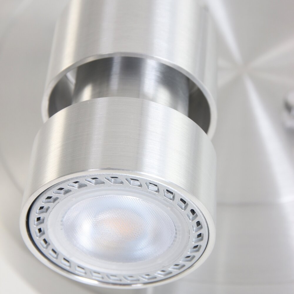 Steinhauer NATASJA Ceiling Light LED stainless steel, 3-light sources