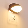 TANGURO lighted house number LED black, 1-light source