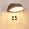 TANGURO lighted house number LED black, 1-light source