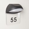 TANGURO lighted house number LED black, 1-light source