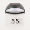 TANGURO lighted house number LED black, 1-light source