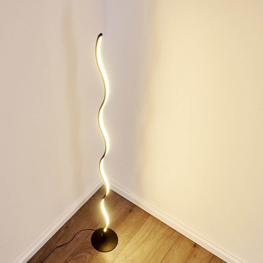Dillon Floor Lamp LED black, 1-light source