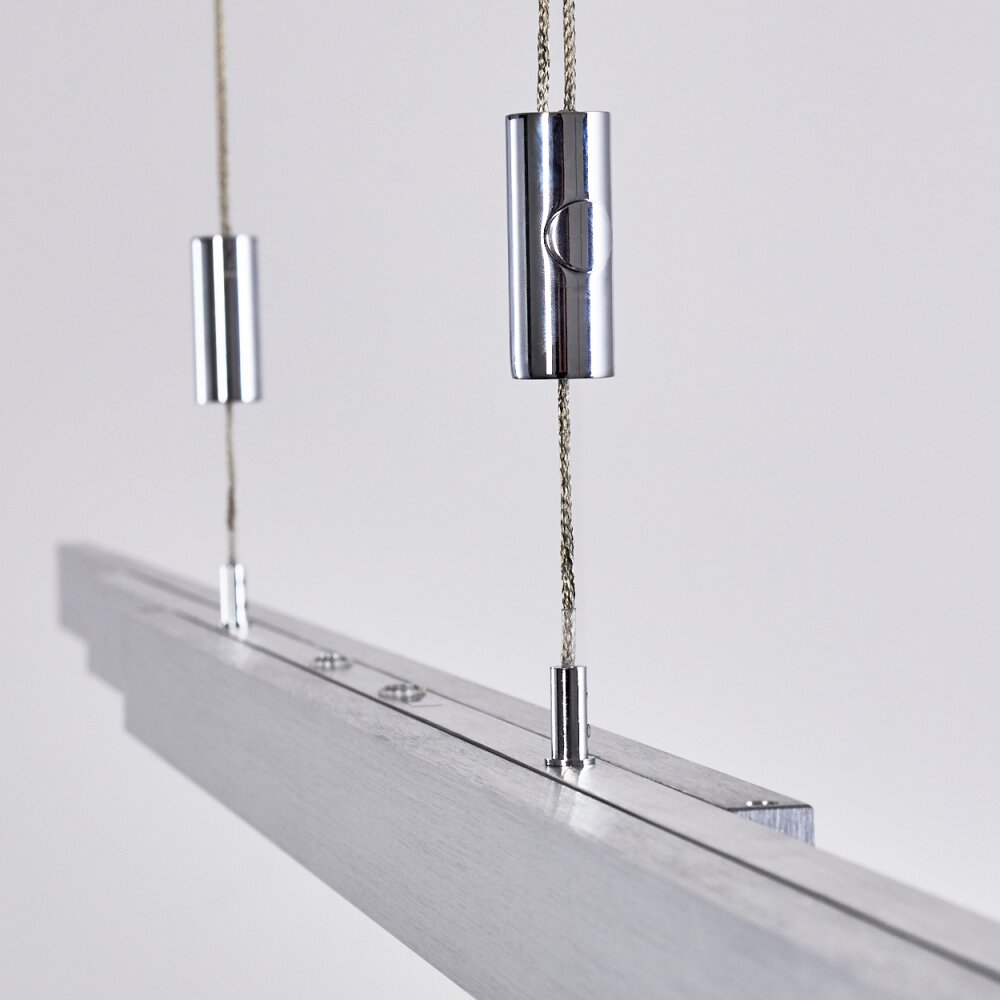 Airolo Pendant Light LED chrome, matt nickel, 3-light sources