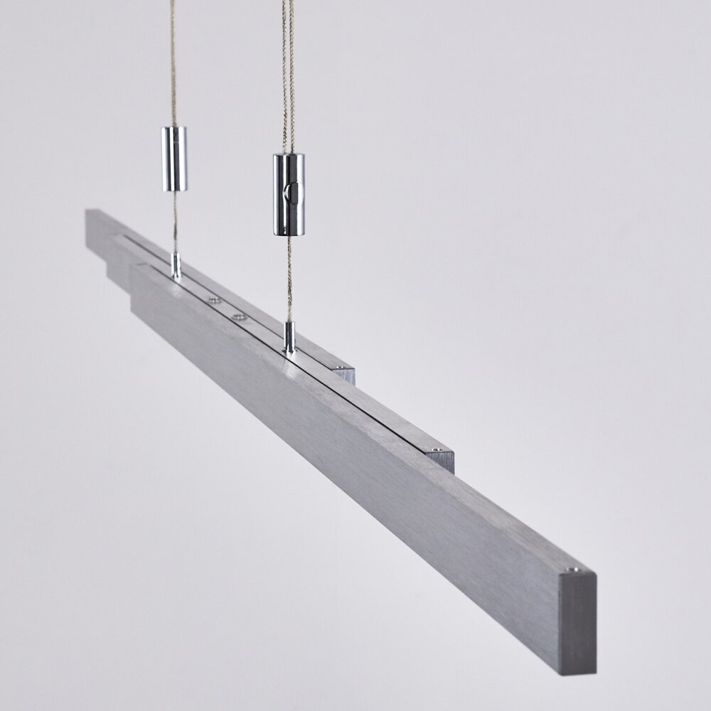 Airolo Pendant Light LED chrome, matt nickel, 3-light sources