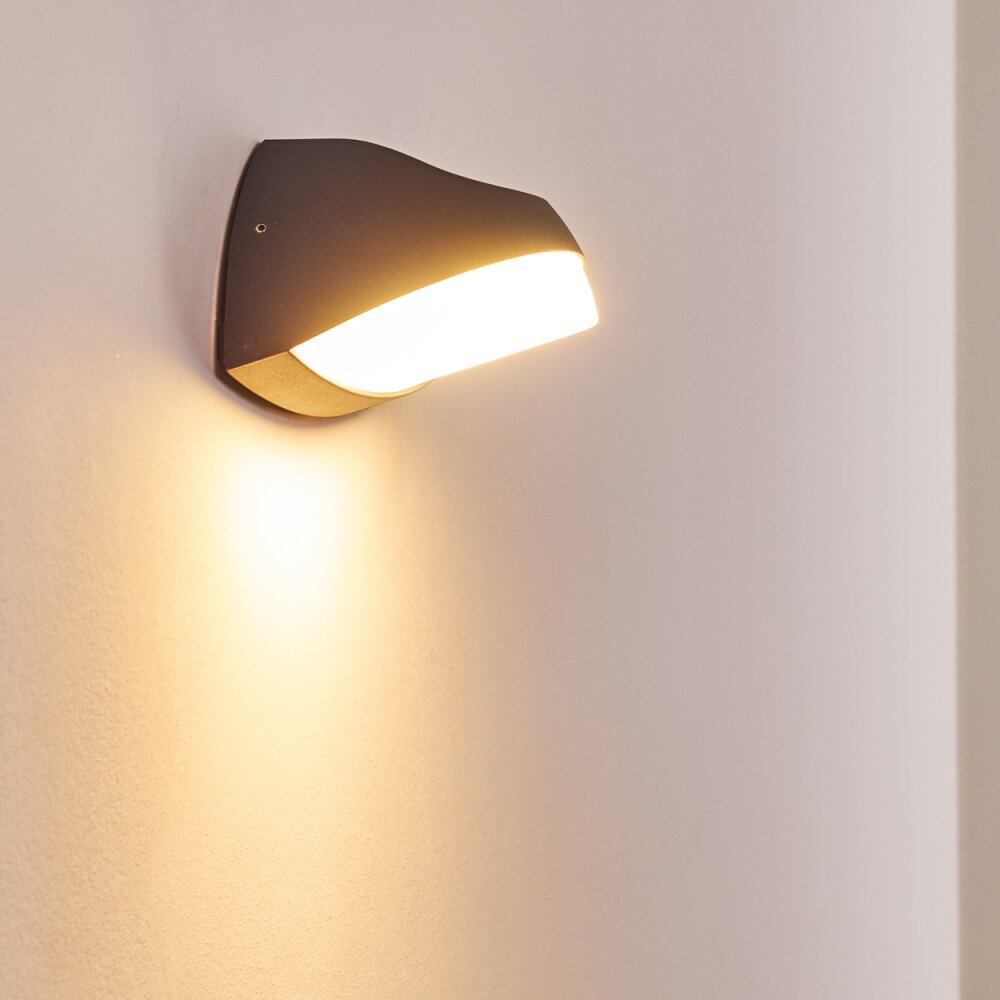 TANGURO Outdoor Wall Light LED black, 1-light source