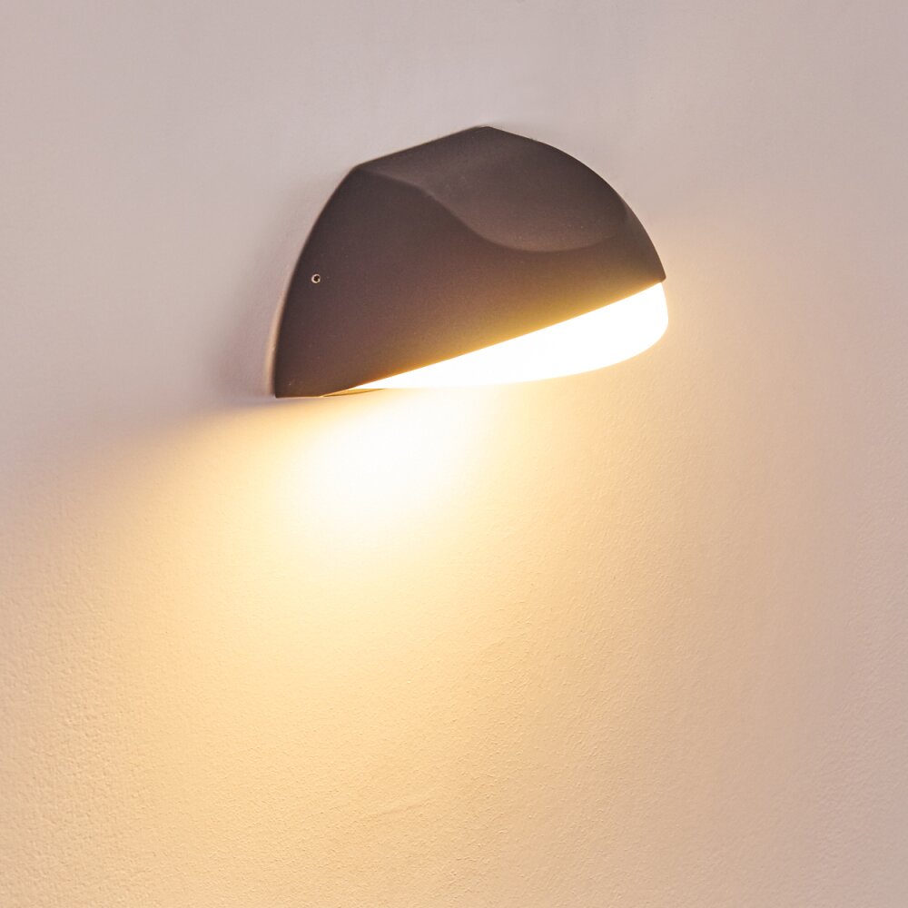 TANGURO Outdoor Wall Light LED black, 1-light source