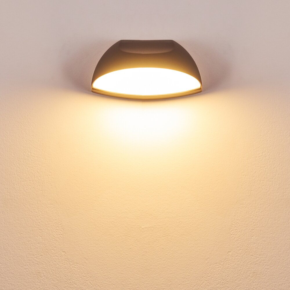 TANGURO Outdoor Wall Light LED black, 1-light source