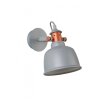 Lucide TJOLL wall light grey, 1-light source