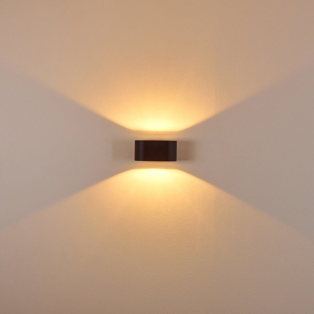 Wall Light Dapp black, 1-light source