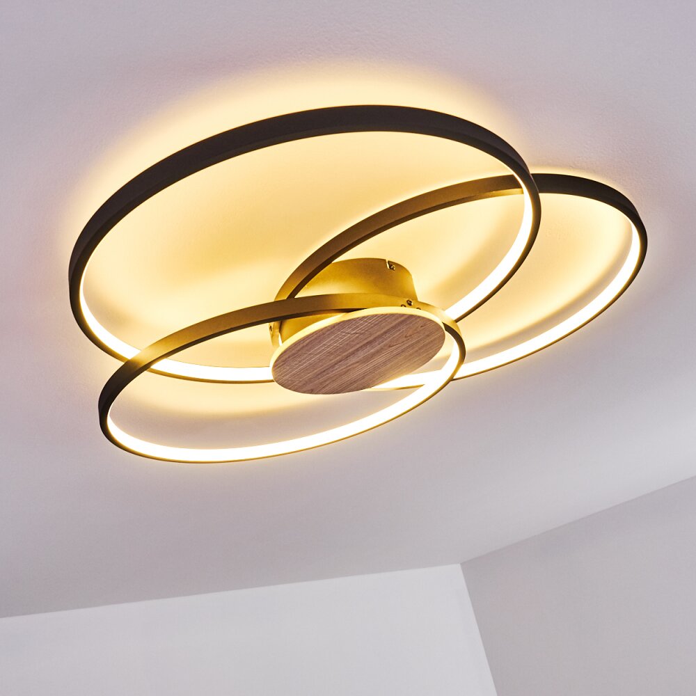 Skanes Ceiling Light LED black, 1-light source