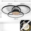 Skanes Ceiling Light LED black, 1-light source