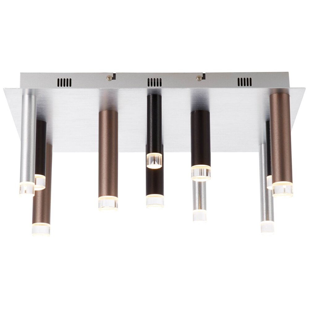 Brilliant Living Cembalo Ceiling Light LED brown, 12-light sources