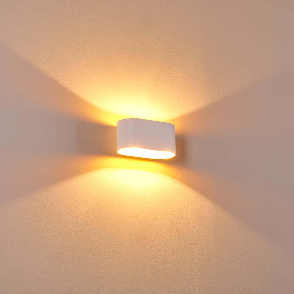 Wall Light Dapp white, 1-light source
