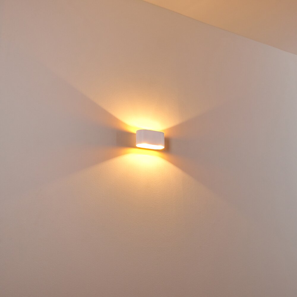 Wall Light Dapp white, 1-light source