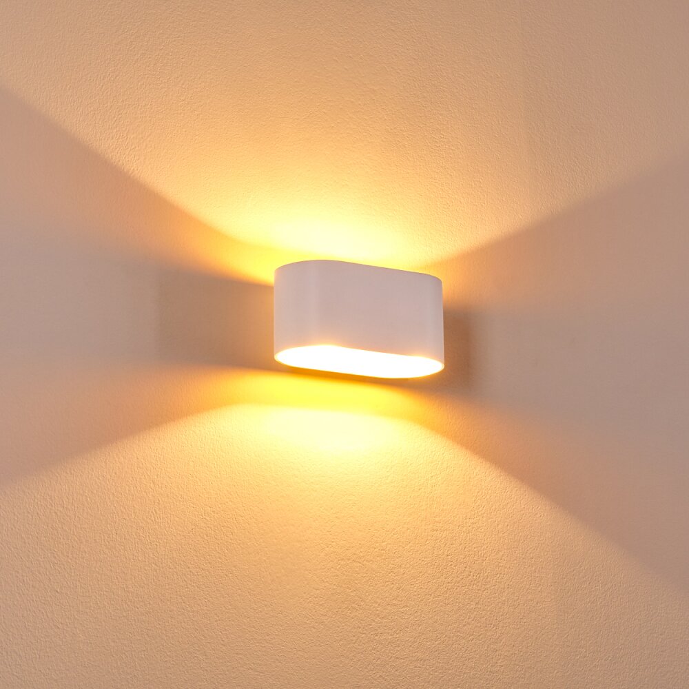 Wall Light Dapp white, 1-light source