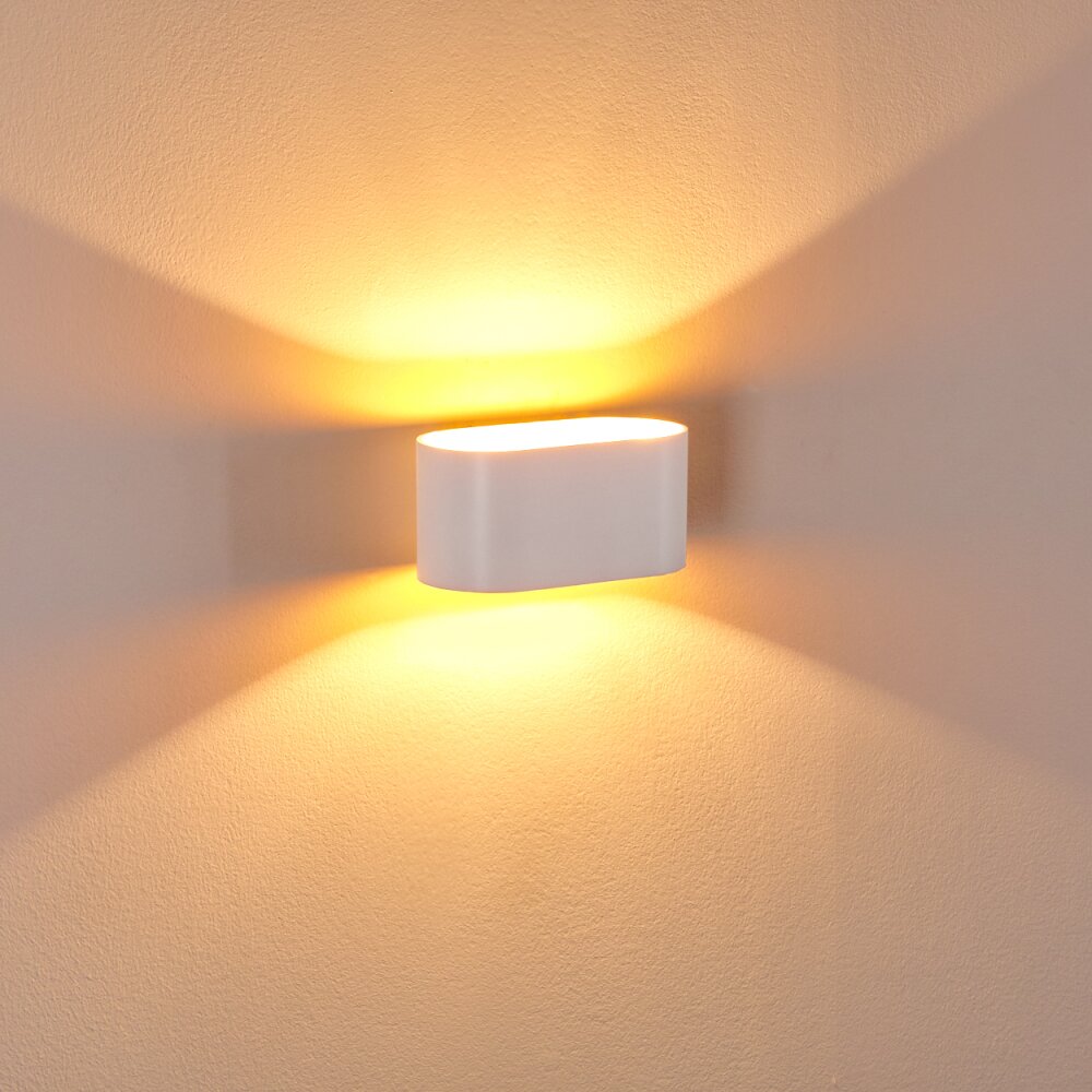 Wall Light Dapp white, 1-light source