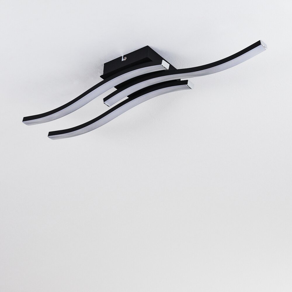 LETALA Ceiling Light LED black, 3-light sources
