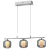 Brilliant RAFA Pendant Light LED chrome, 3-light sources