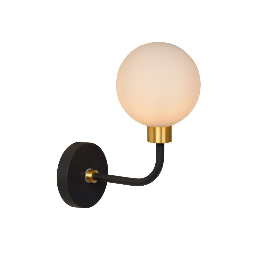 Lucide BEREND Wall Light black, 1-light source