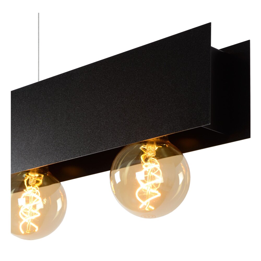 Lucide SURTUS Pendant Light black, 6-light sources