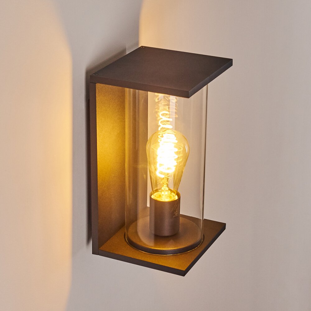 LESOTHO Outdoor Wall Light black, 1-light source