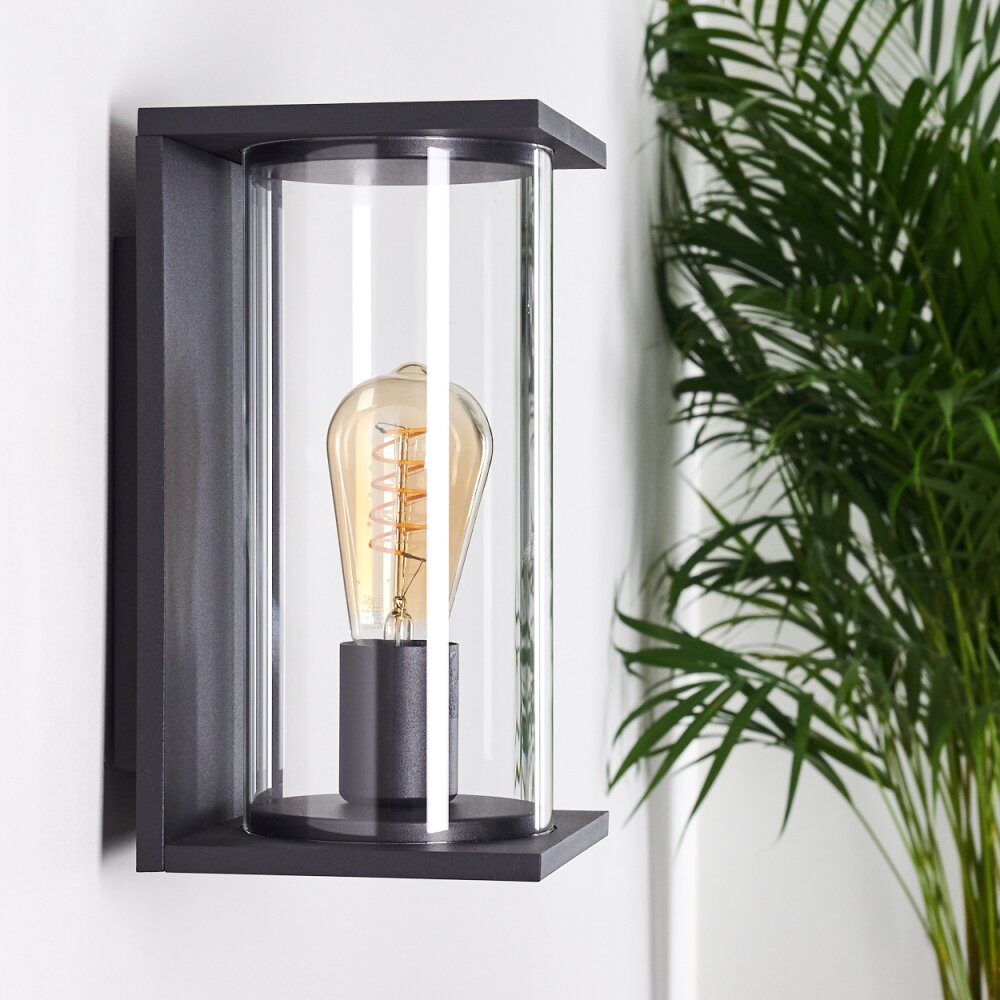 LESOTHO Outdoor Wall Light black, 1-light source