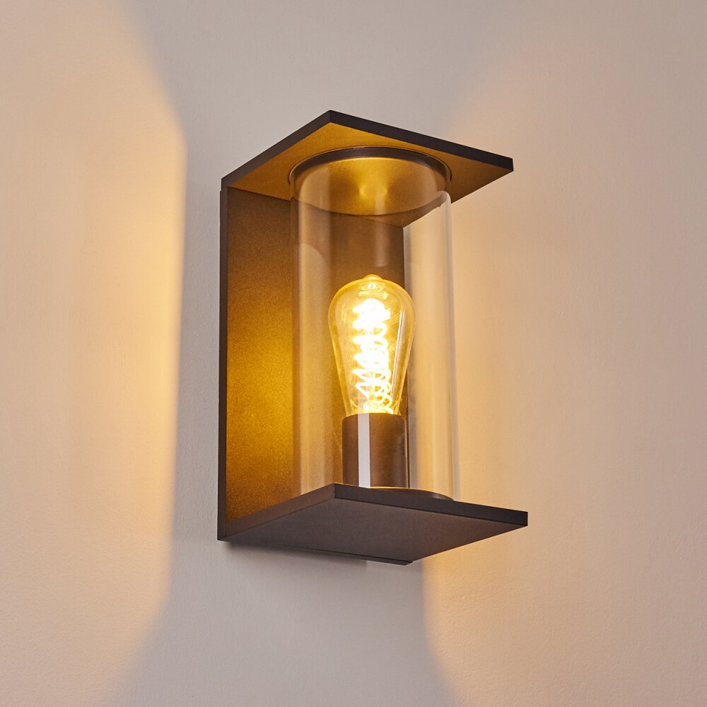 LESOTHO Outdoor Wall Light black, 1-light source
