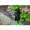 Lutec lights Mains outdoor socket black