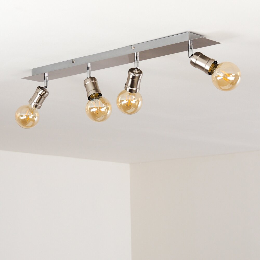 LAGUNITA Ceiling Light matt nickel, 4-light sources