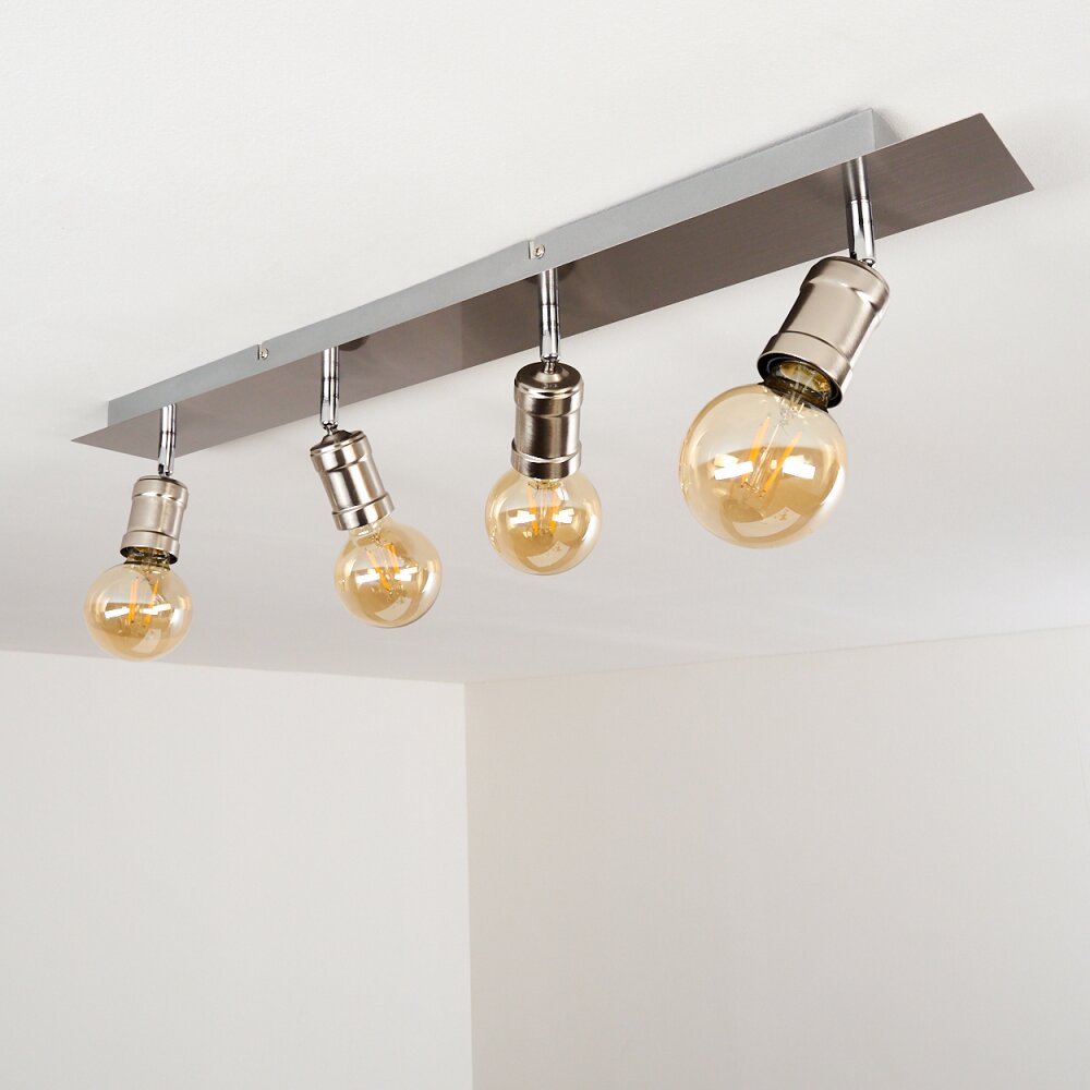 LAGUNITA Ceiling Light matt nickel, 4-light sources
