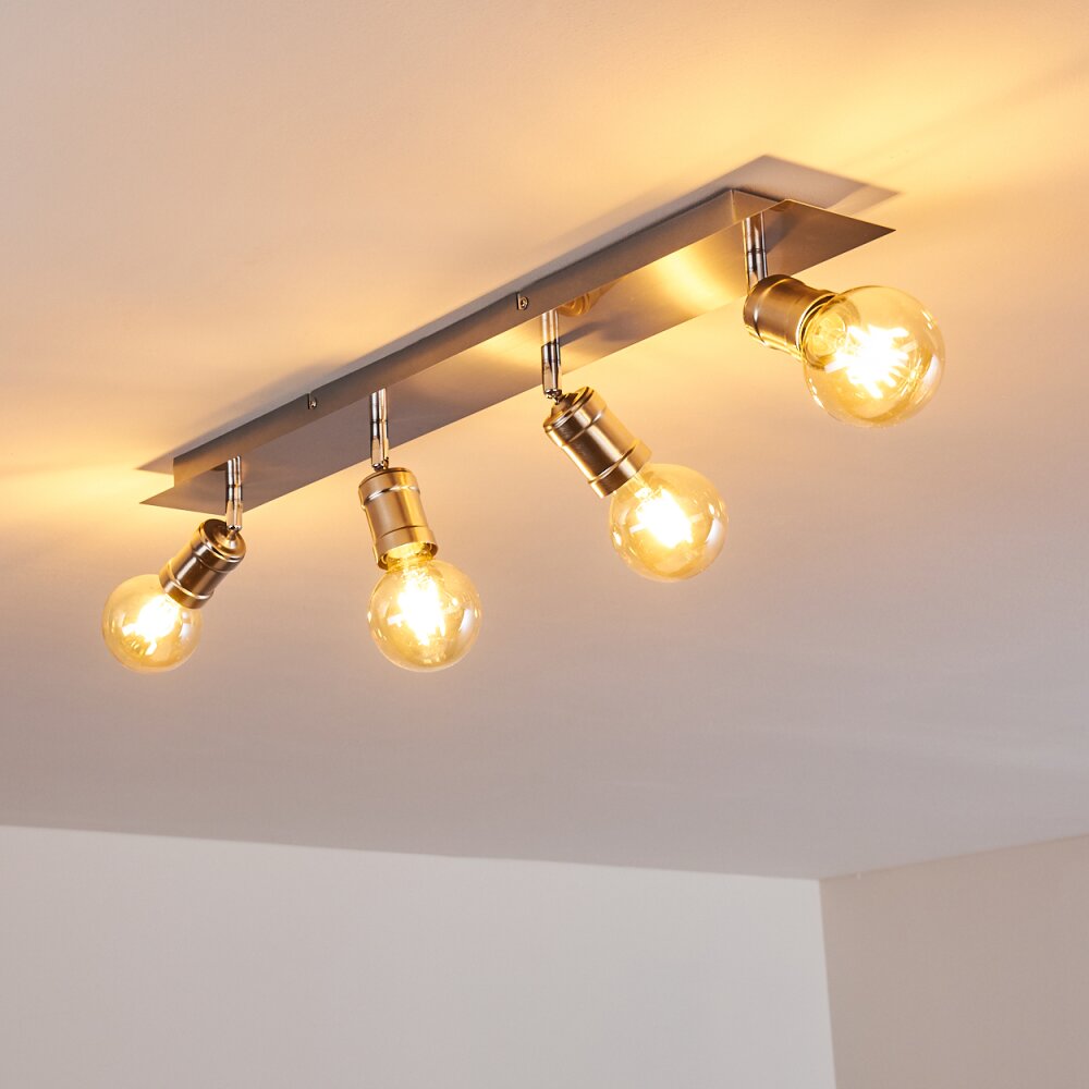 LAGUNITA Ceiling Light matt nickel, 4-light sources