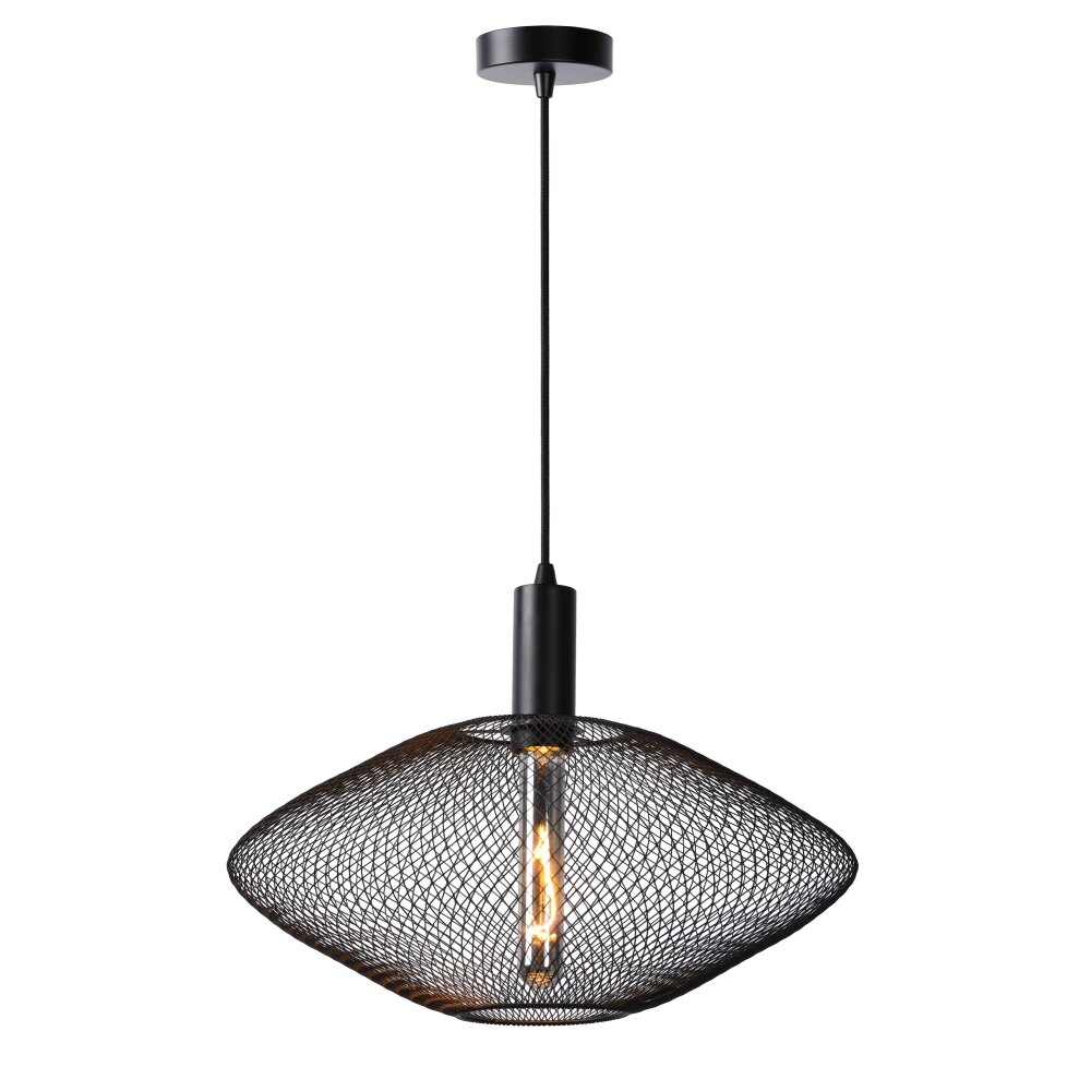 Lucide MESH Pendant Light black, 1-light source