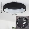 KAMPALA Ceiling Light LED black, 1-light source