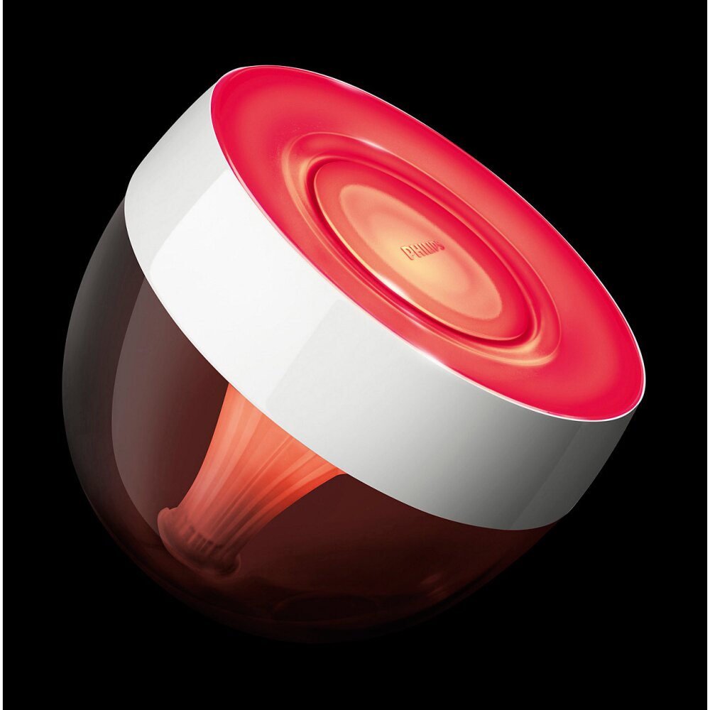 Philips HUE AMBIANCE WHITE & COLOR IRIS Table lamp, extension set LED transparent, clear, white, 1-light source, Colour changer