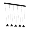 Eglo PALBIETA Pendant Light LED black, 5-light sources