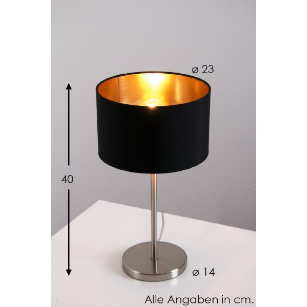 Eglo Maserlo table lamp matt nickel, 1-light source