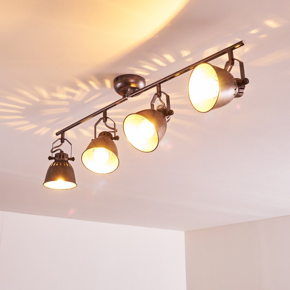 NANLIA Ceiling light grey, silver, 4-light sources