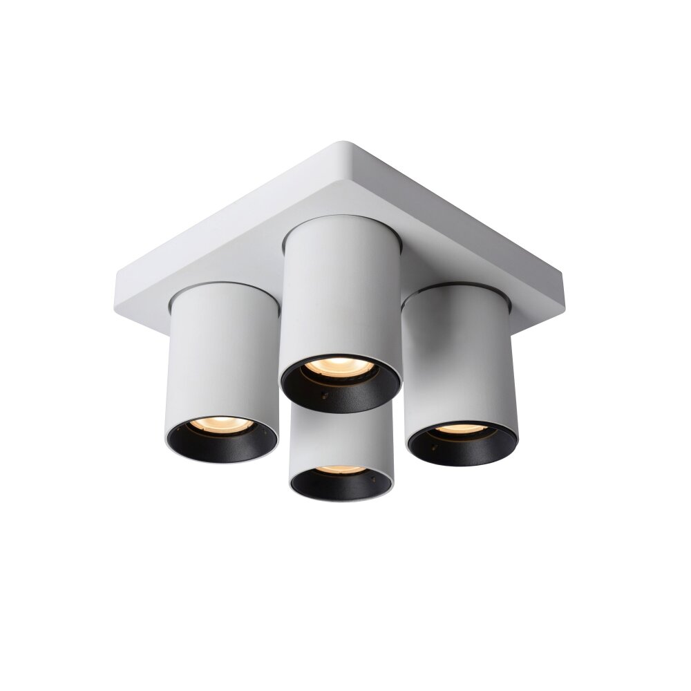 Lucide NIGEL ceiling spotlight LED white, 4-light sources