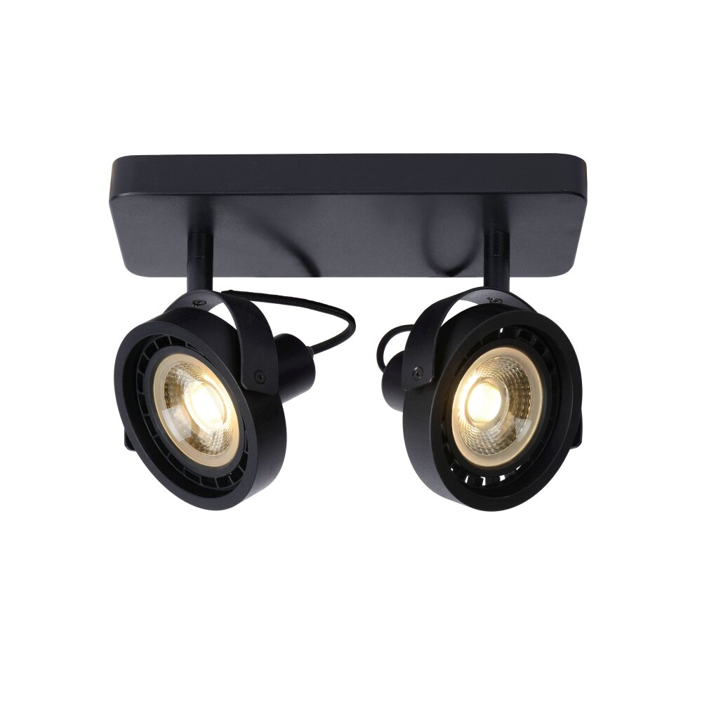 Lucide TALA ceiling spotlight LED black, 2-light sources