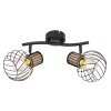 Globo LUISE Spotlight black, 2-light sources