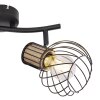 Globo LUISE Spotlight black, 2-light sources