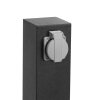 KS Verlichting Stopcont outdoor socket black, white