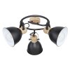 Globo WIHO Spotlight black, 3-light sources