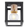 Globo HAGAR Ceiling Light black, 1-light source