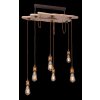 Globo MUCHA Pendant Light Light wood, 6-light sources