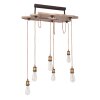 Globo MUCHA Pendant Light Light wood, 6-light sources