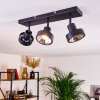 CHAGRES Ceiling Light black, 3-light sources