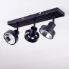 CHAGRES Ceiling Light black, 3-light sources