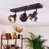 CHAGRES Ceiling Light black, 3-light sources