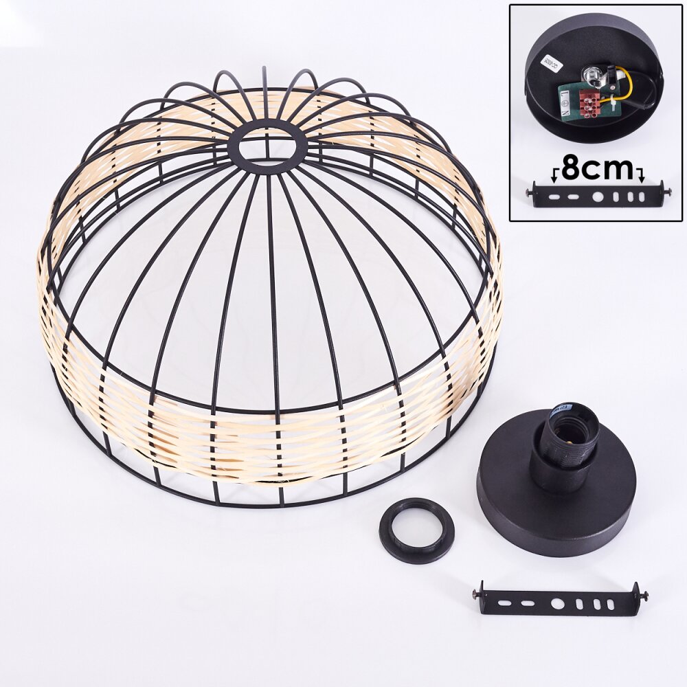 RECINTO Ceiling Light black, 1-light source